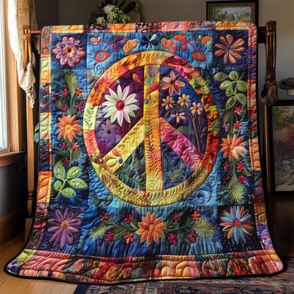 Hippie Peace WN2108038CL Quilt