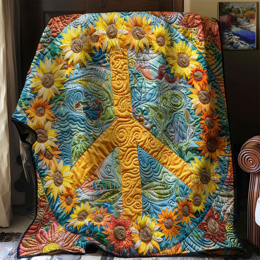 Hippie Sunflowers WM1408060CL Quilt