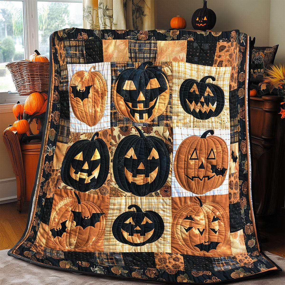 Horror Pumpkin SR2108026CL Quilt