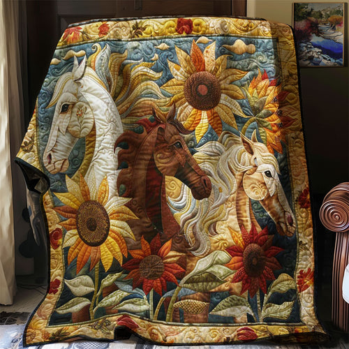 Horse Family WN3007040CL Quilt