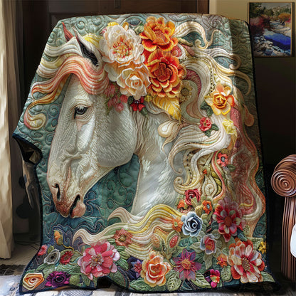 Horse Flowing Mane WM2908009CL Quilt