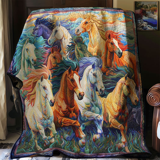 Horse Herd WN0808095CL Quilt