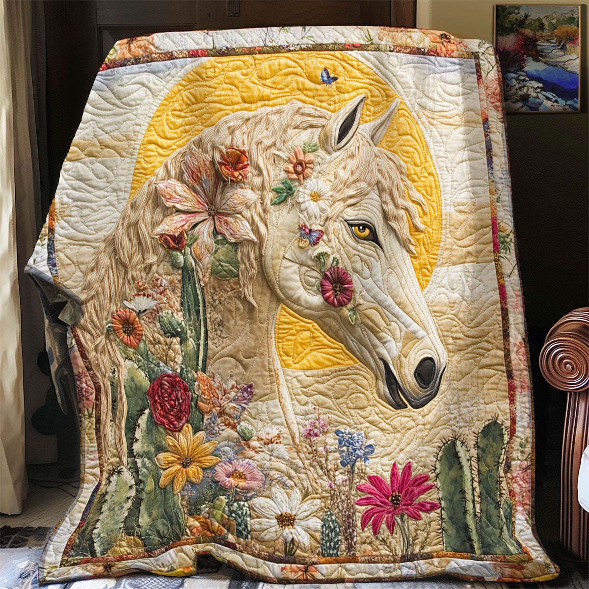 Colorful Horse SR0708016CL Quilt