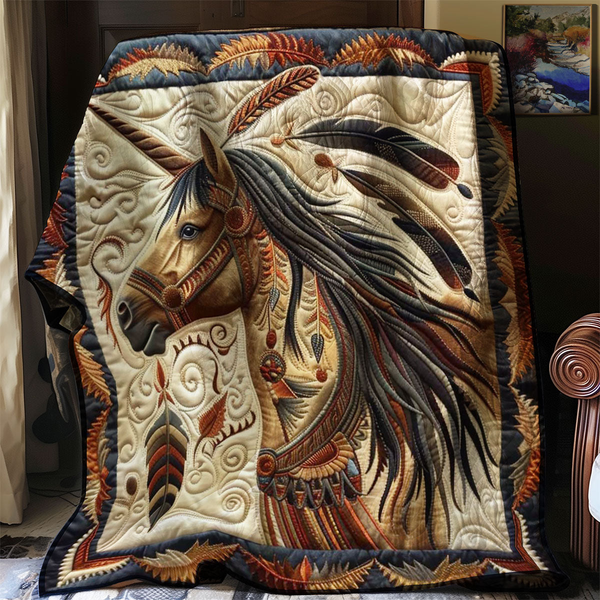 Horse Of The Wild WN1008021CL Quilt