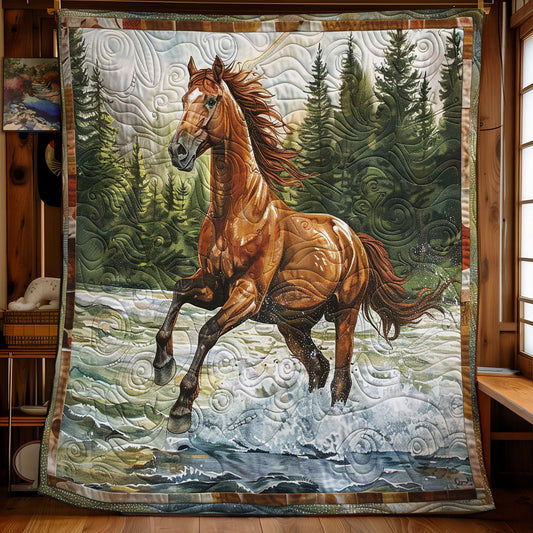 Horse Running SR2308022CL Quilt