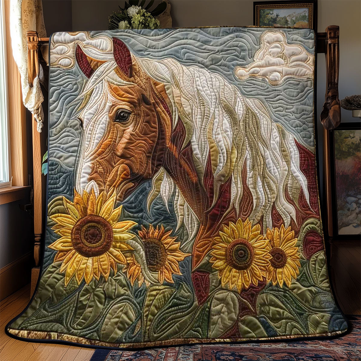 Horse's Radiant Journey WN2408180CL Quilt