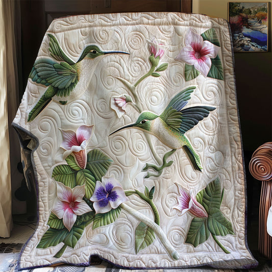 Hummingbird And Flower SR1308021CL Quilt