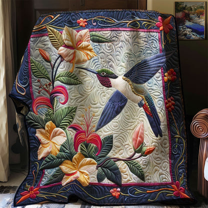 Hummingbird Bloom WN1908021CL Quilt