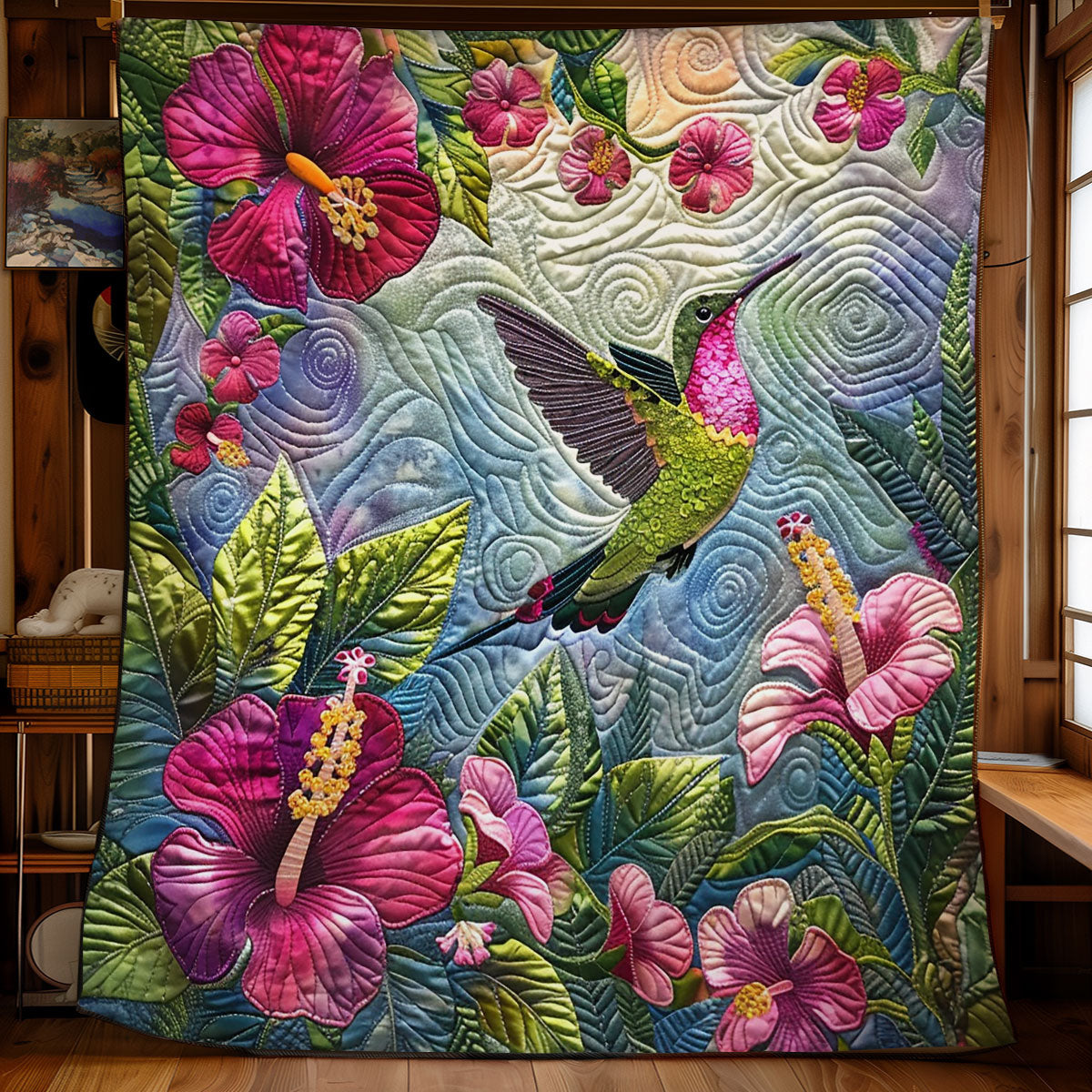 Hummingbird Charm SR1908008CL Quilt