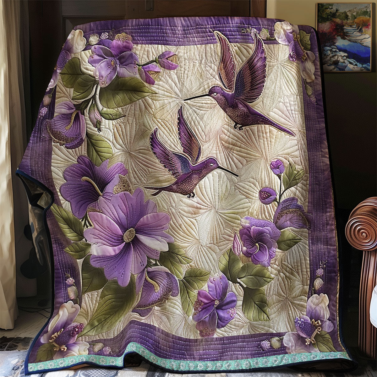 Hummingbird Elegance WN0909011CL Quilt