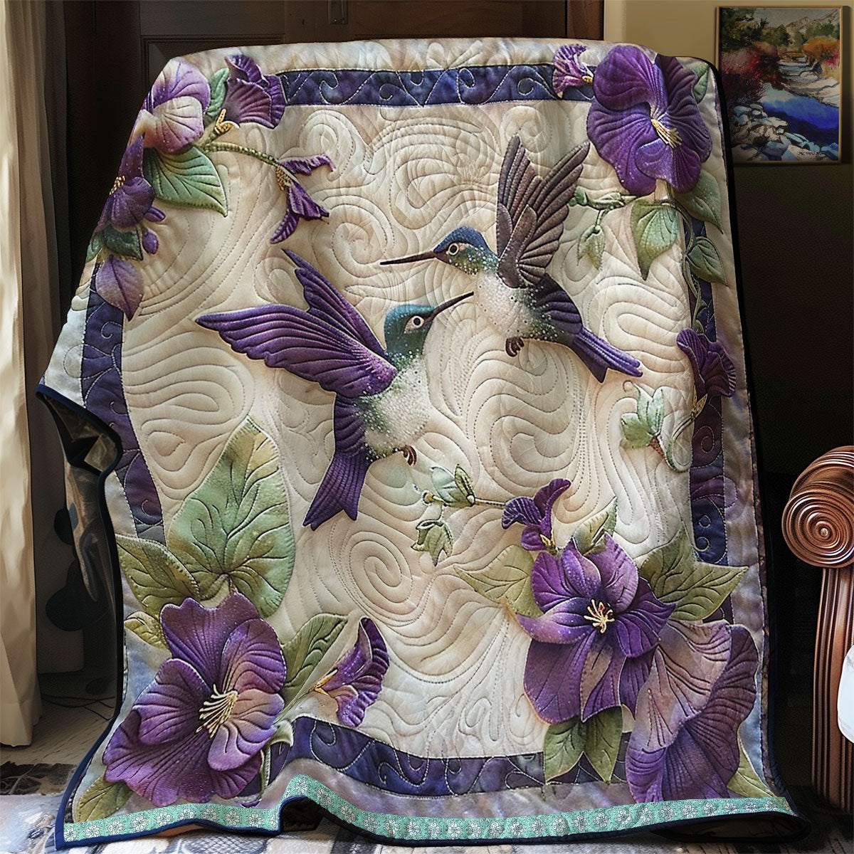 Hummingbird Elegance WN0909012CL Quilt