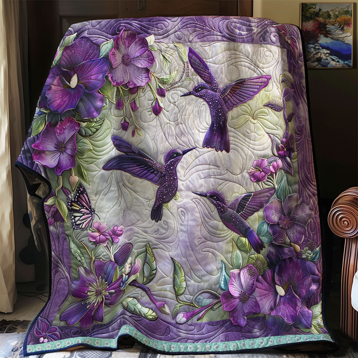 Hummingbird Elegance WN0909016CL Quilt