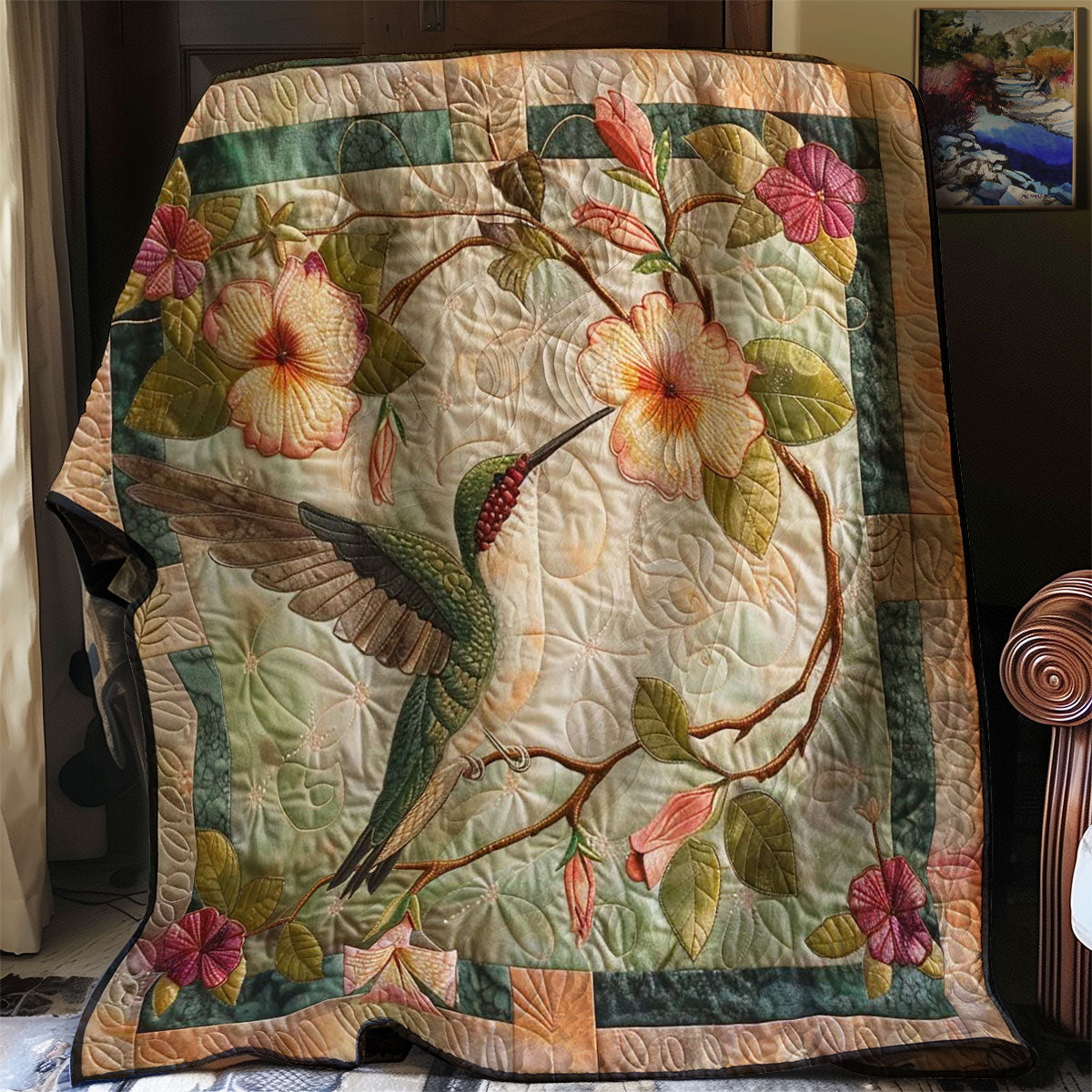 Hummingbird Enchantment WN1408080CL Quilt