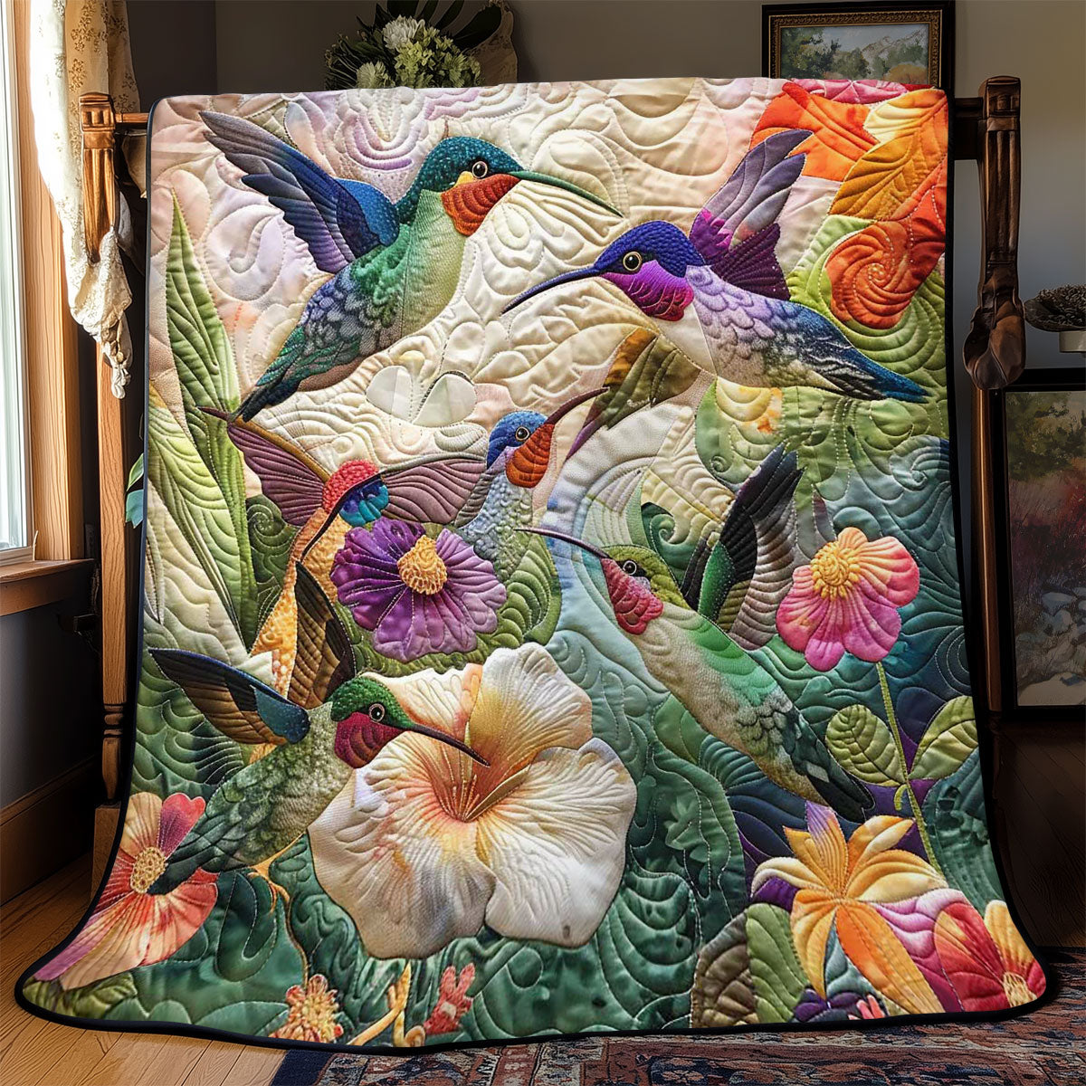 Hummingbird Garden Delight WN2708058CL Quilt