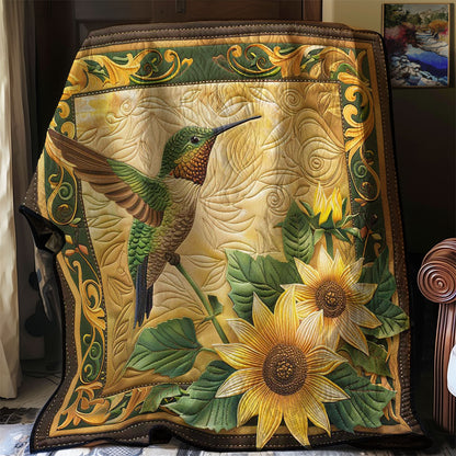 Hummingbird Golden Glow WN1908015CL Quilt