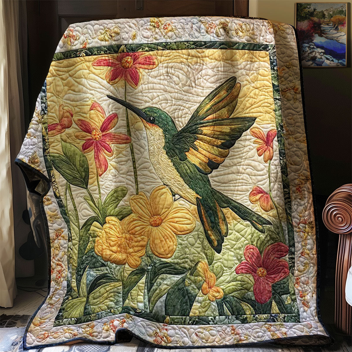 Hummingbird Harmony WN0708005CL Quilt