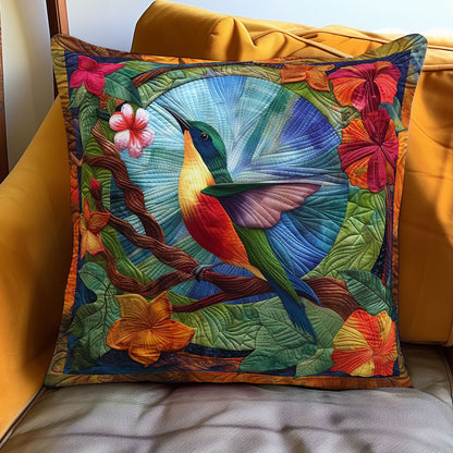 Hummingbird Symphony WN3007070CL Quilt Pillow Case