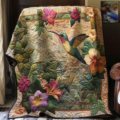 Hummingbird Yellow Bliss WN1908016CL Quilt