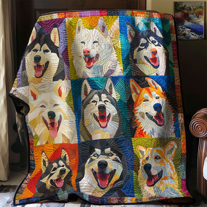 Husky Smile WM1408019CL Quilt