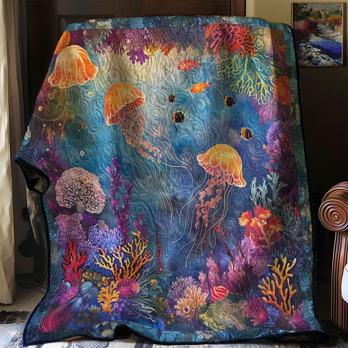 Jellyfish Drift WN1408028CL Quilt