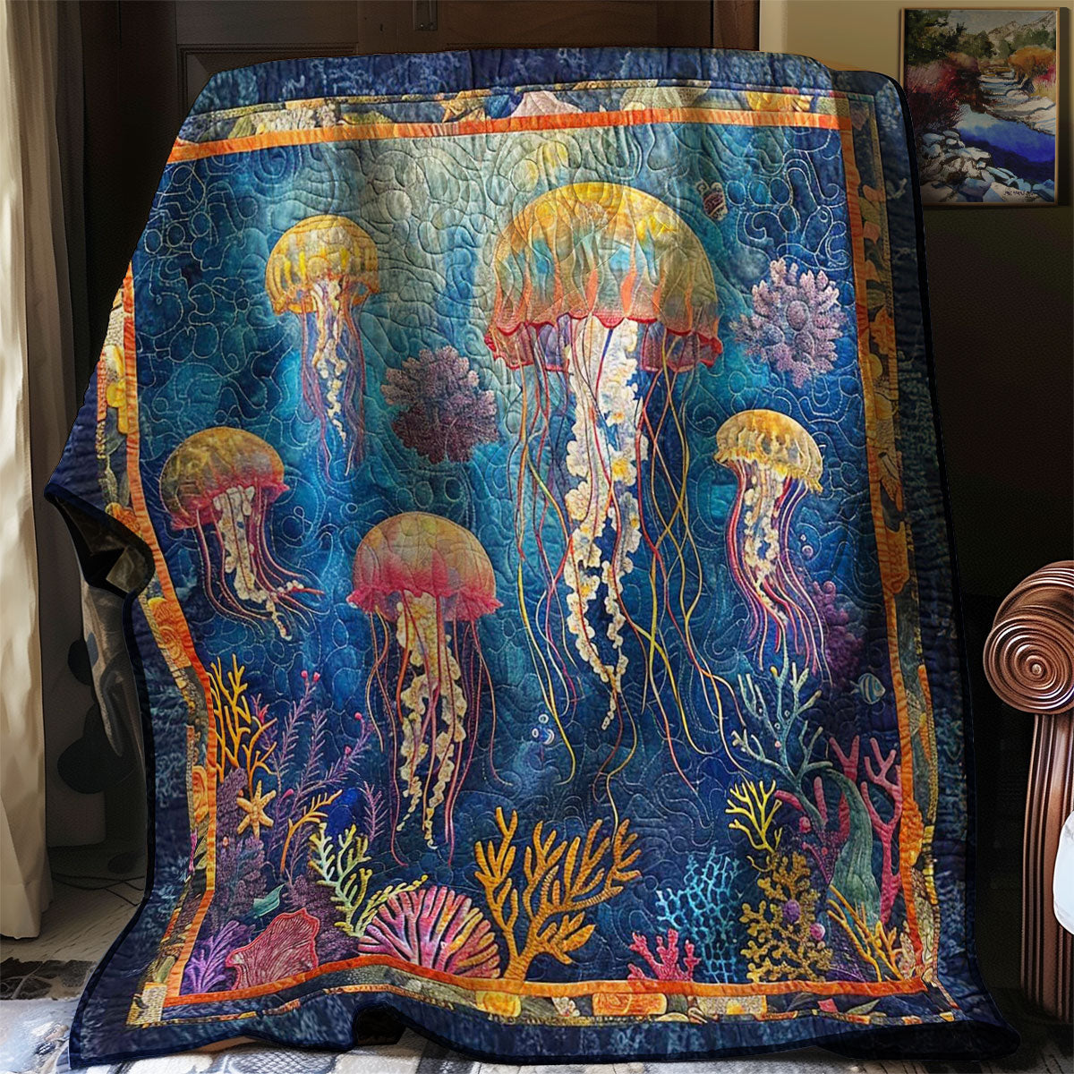 Jellyfish Oasis WN1408024CL Quilt