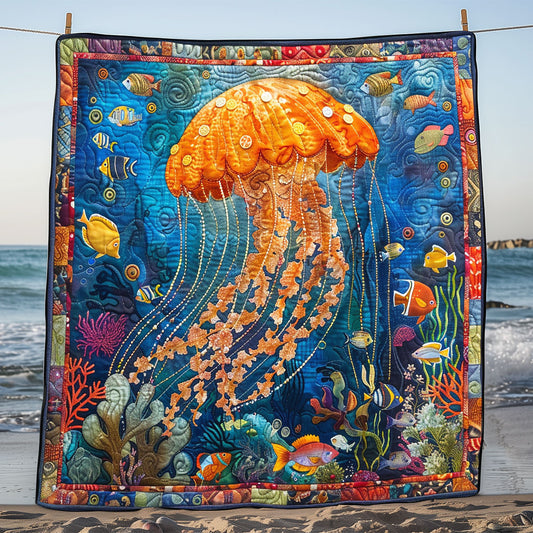 Jellyfish Ocean SR1608036CL Quilt