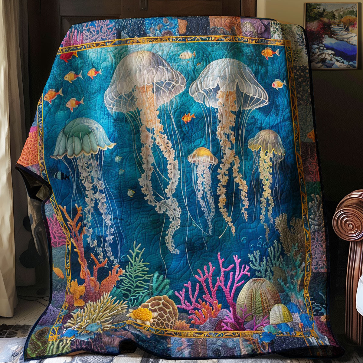 Jellyfish Retreat WN1408017CL Quilt