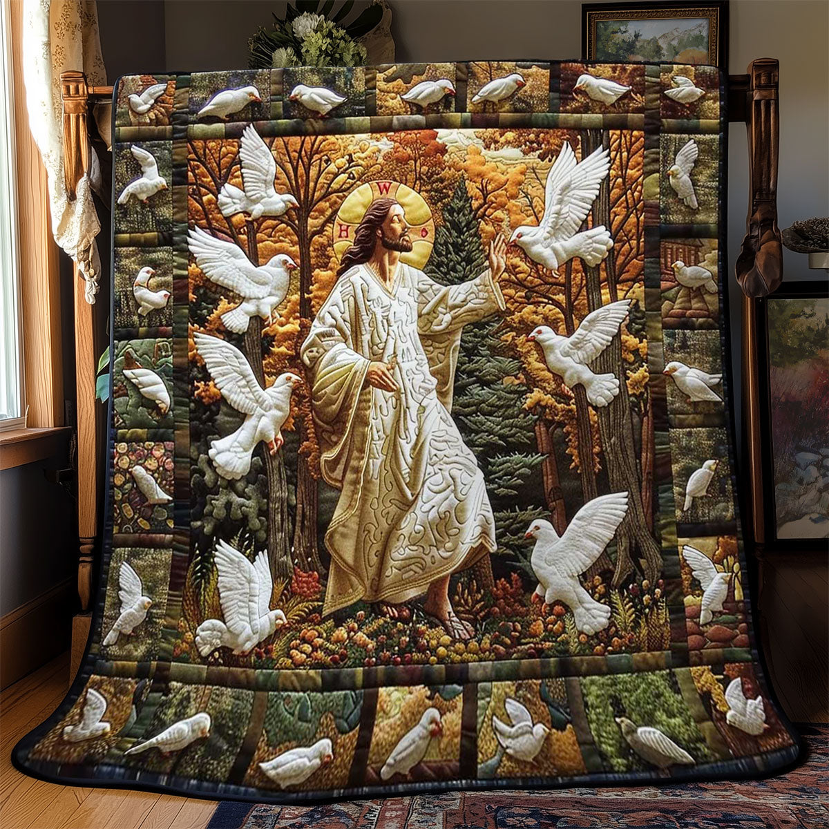 Jesus Beacon Of Faith WN2808010CL Quilt