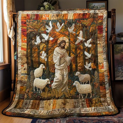 Jesus Light Of Faith WN2808001CL Quilt