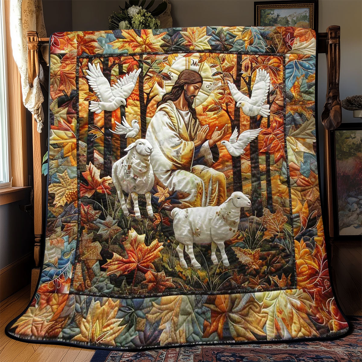 Jesus Light Of Forgiveness WN2808017CL Quilt