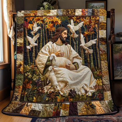 Jesus Light Of Grace WN2808015CL Quilt