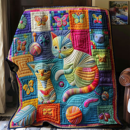 Kitten Sulking Mother WN0908054CL Quilt