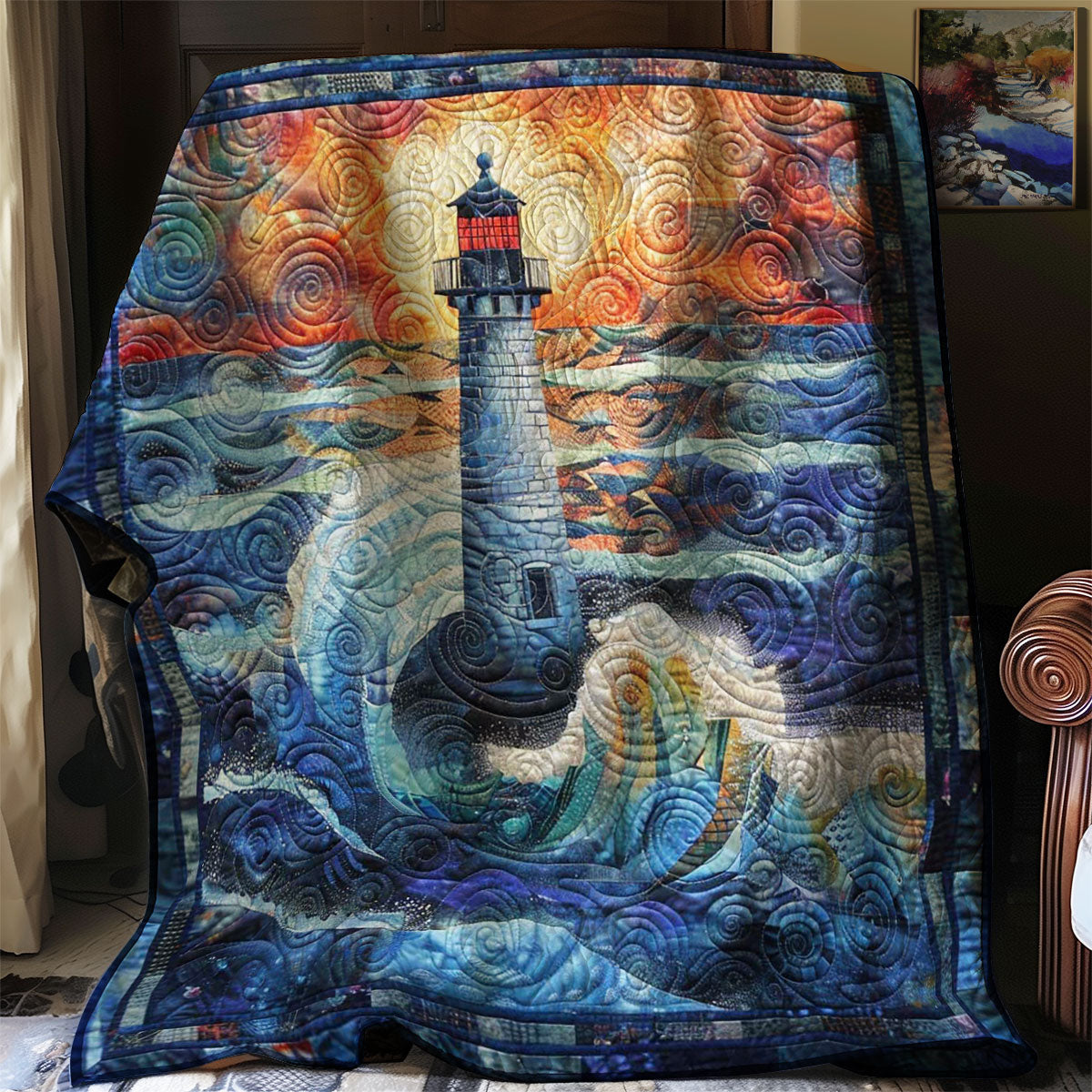 Lighthouse Harbor Throw WN1008052CL Quilt