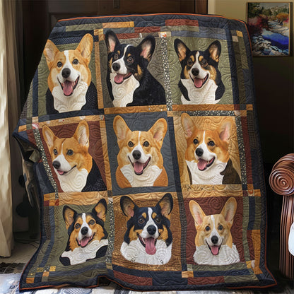 Loveable Corgi SR0908020CL Quilt