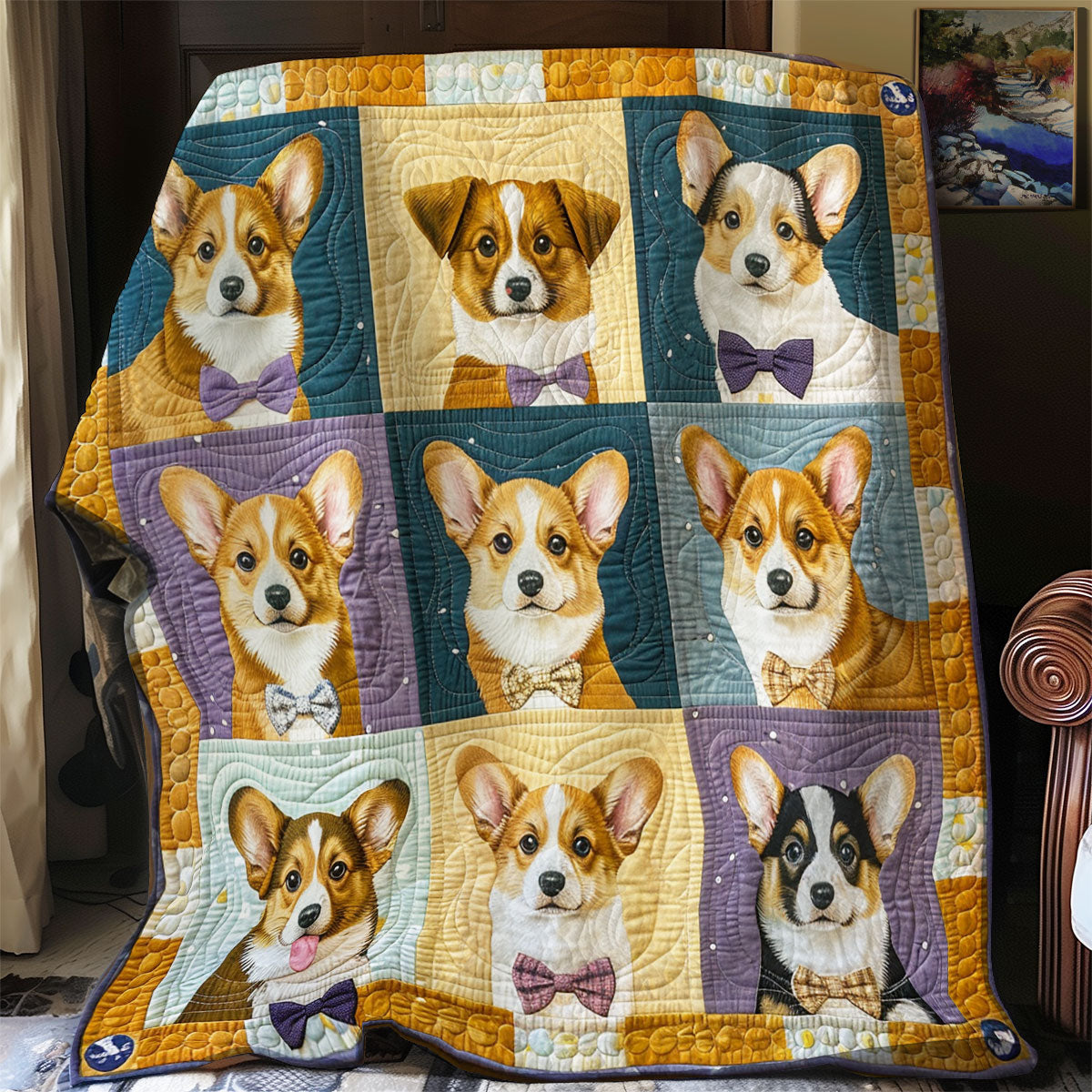 Loveable Husky SR0908022CL Quilt