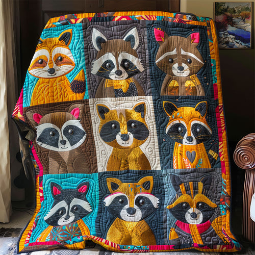 Loveable Raccoon SR1008025CL Quilt