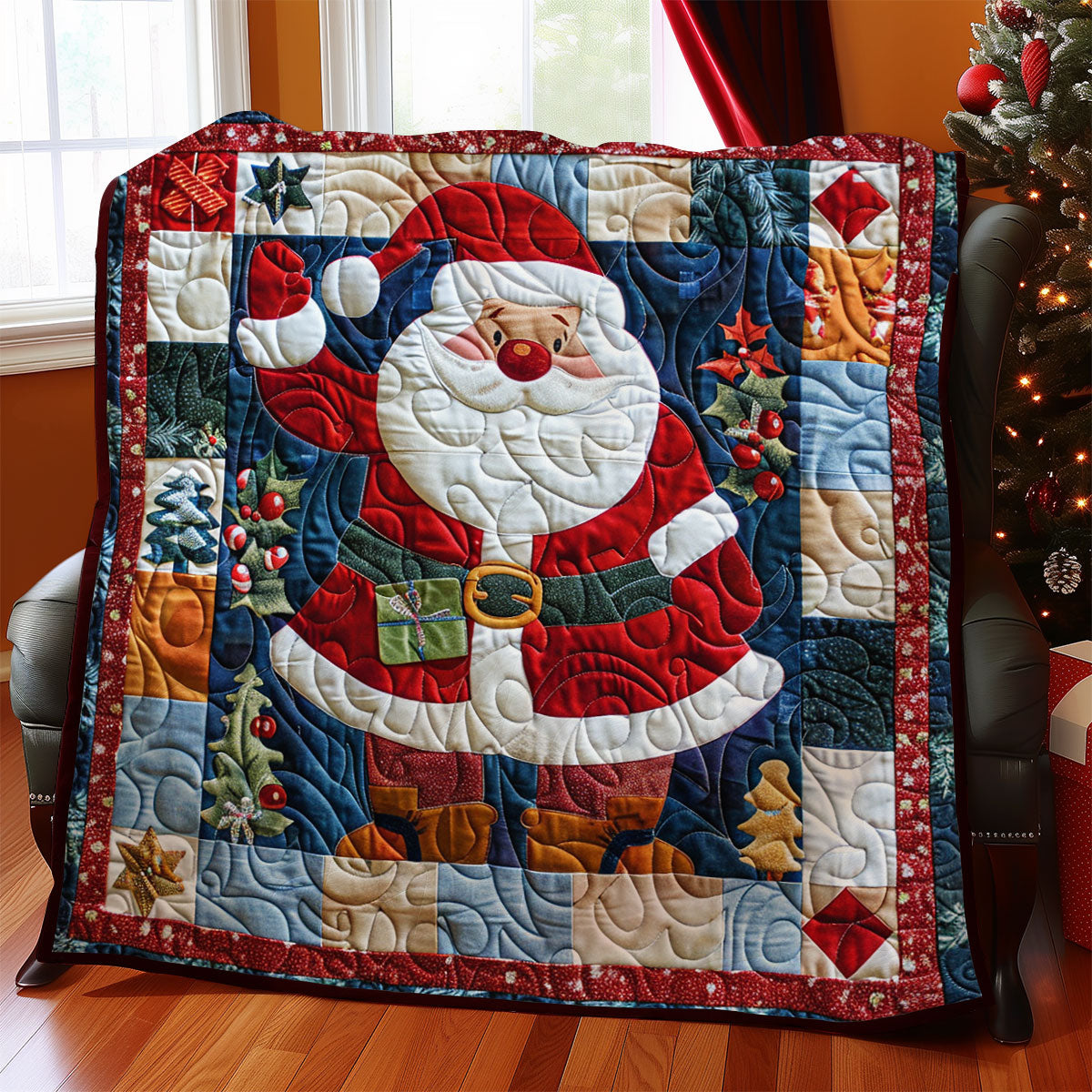 Loveable Santa SR1908010CL Quilt