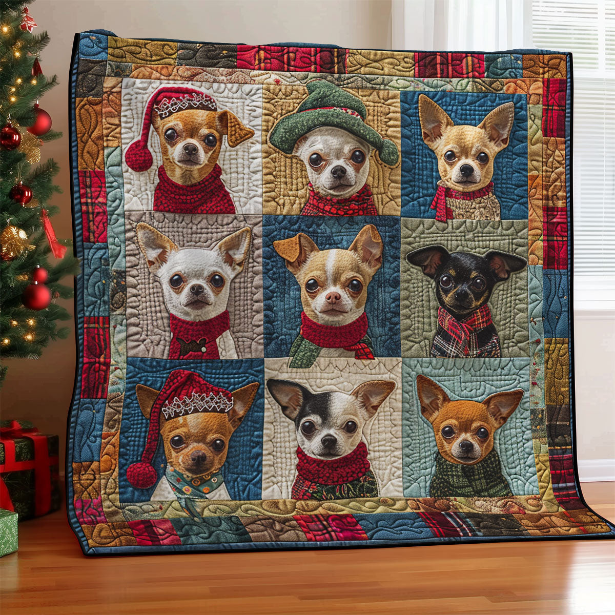 Lovely Chihuahua SR1608004CL Quilt