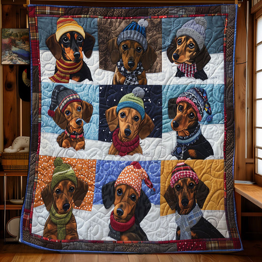 Lovely Dachshunds SR2308016CL Quilt