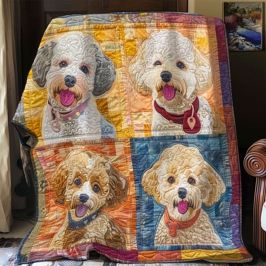 Lovely Poodle SR1008048CL Quilt