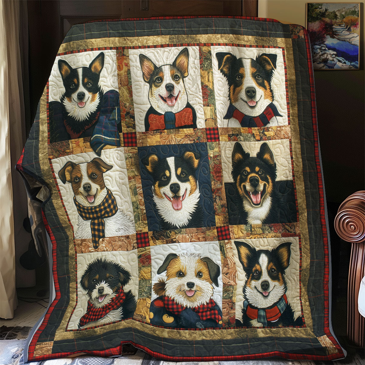 Loyal Dogs SR0908057CL Quilt