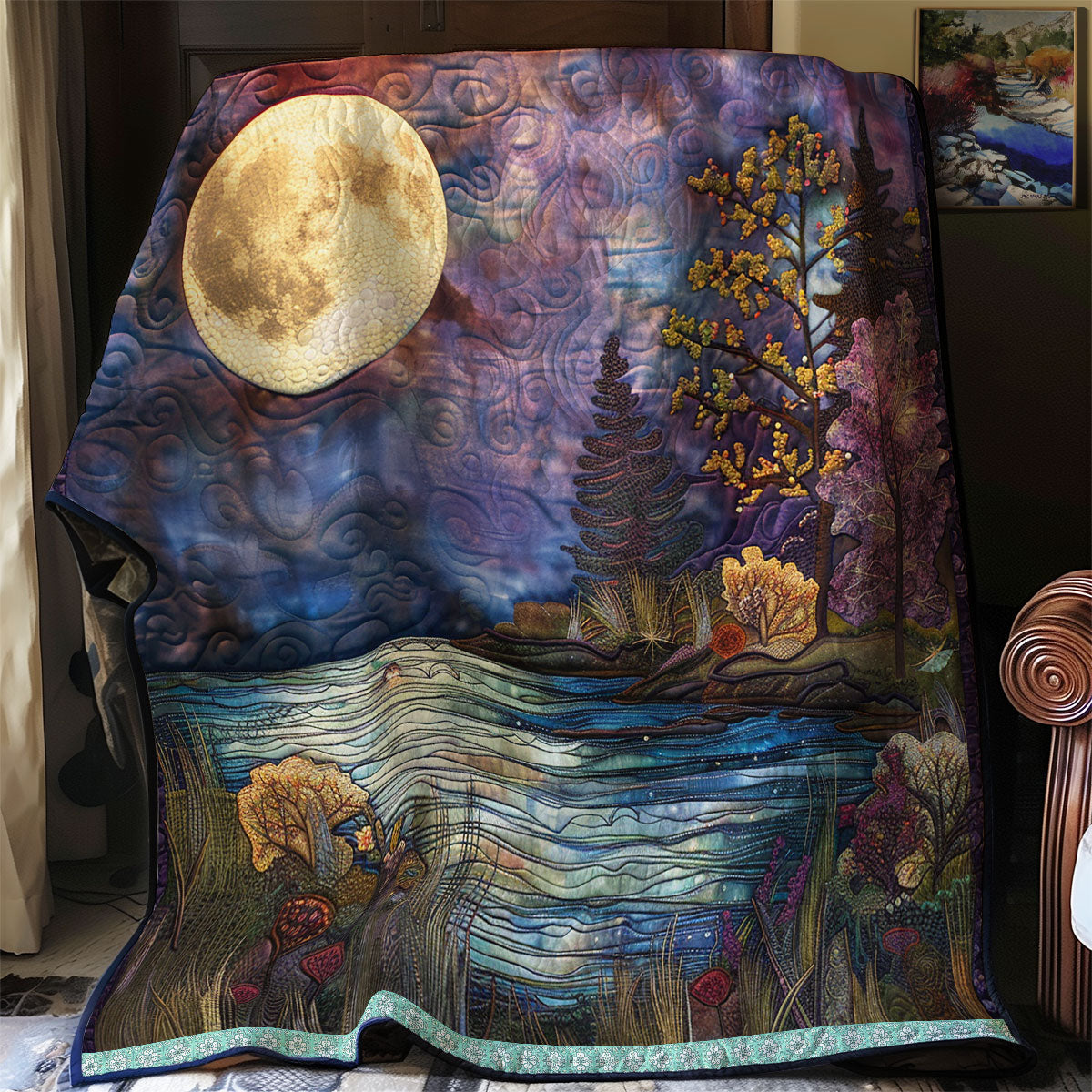 Luna's Serene Waters WN0909104CL Quilt