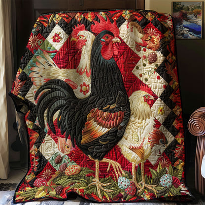 Majestic Chickens WM0509013CL Quilt