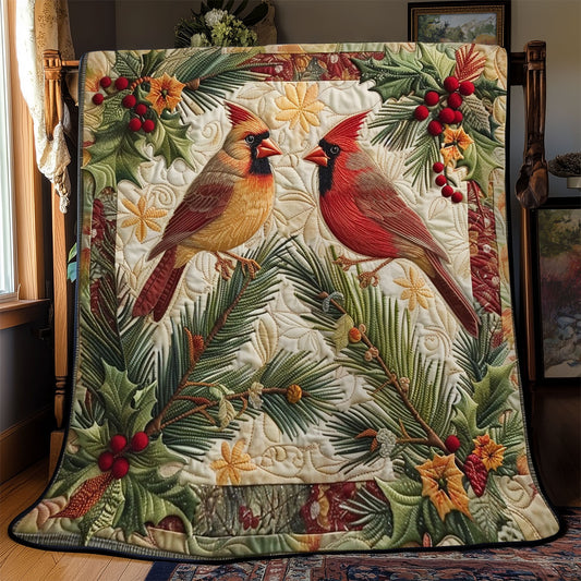 Merry Cardinals WN2208058CL Quilt