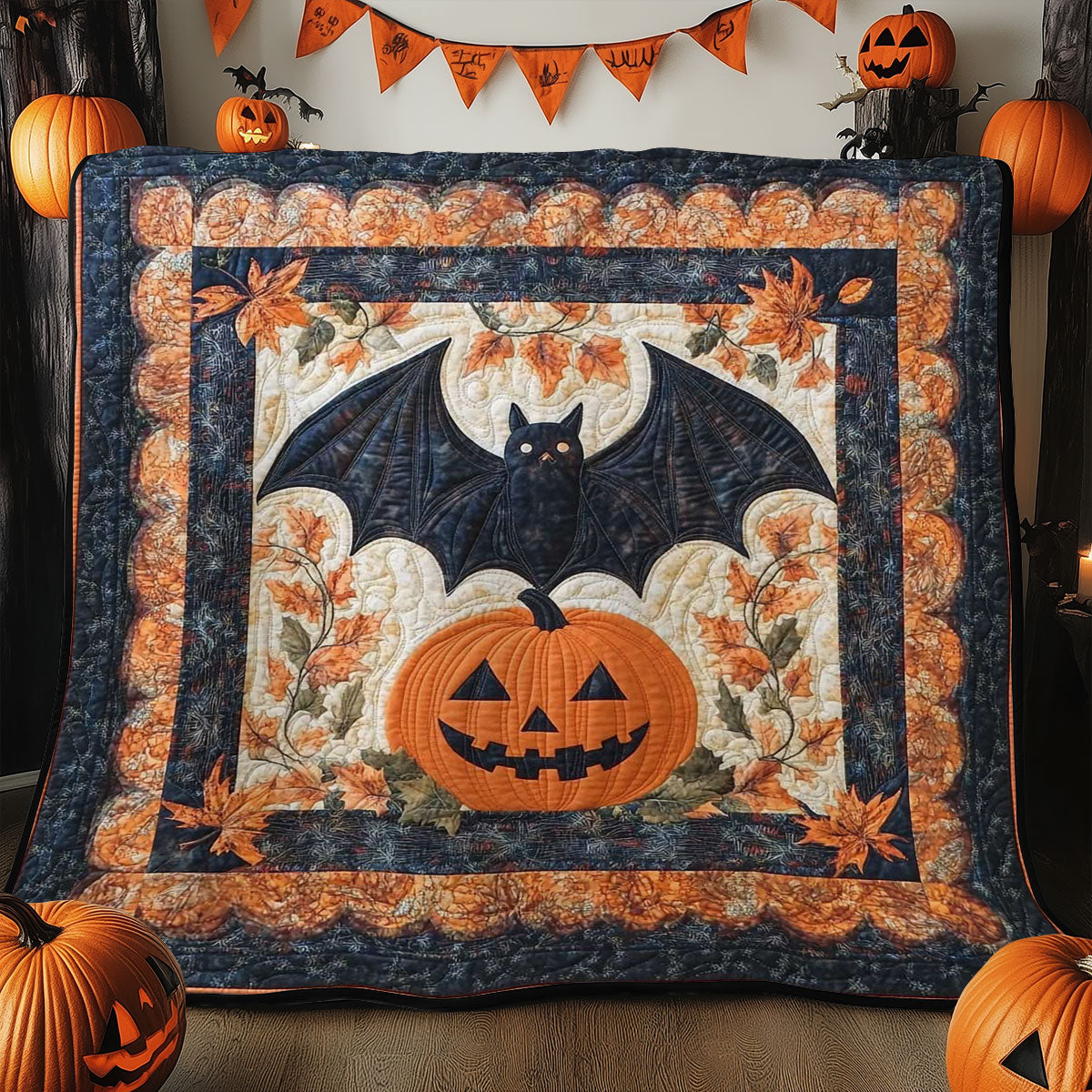 Midnight Bat WN0308008CL Quilt