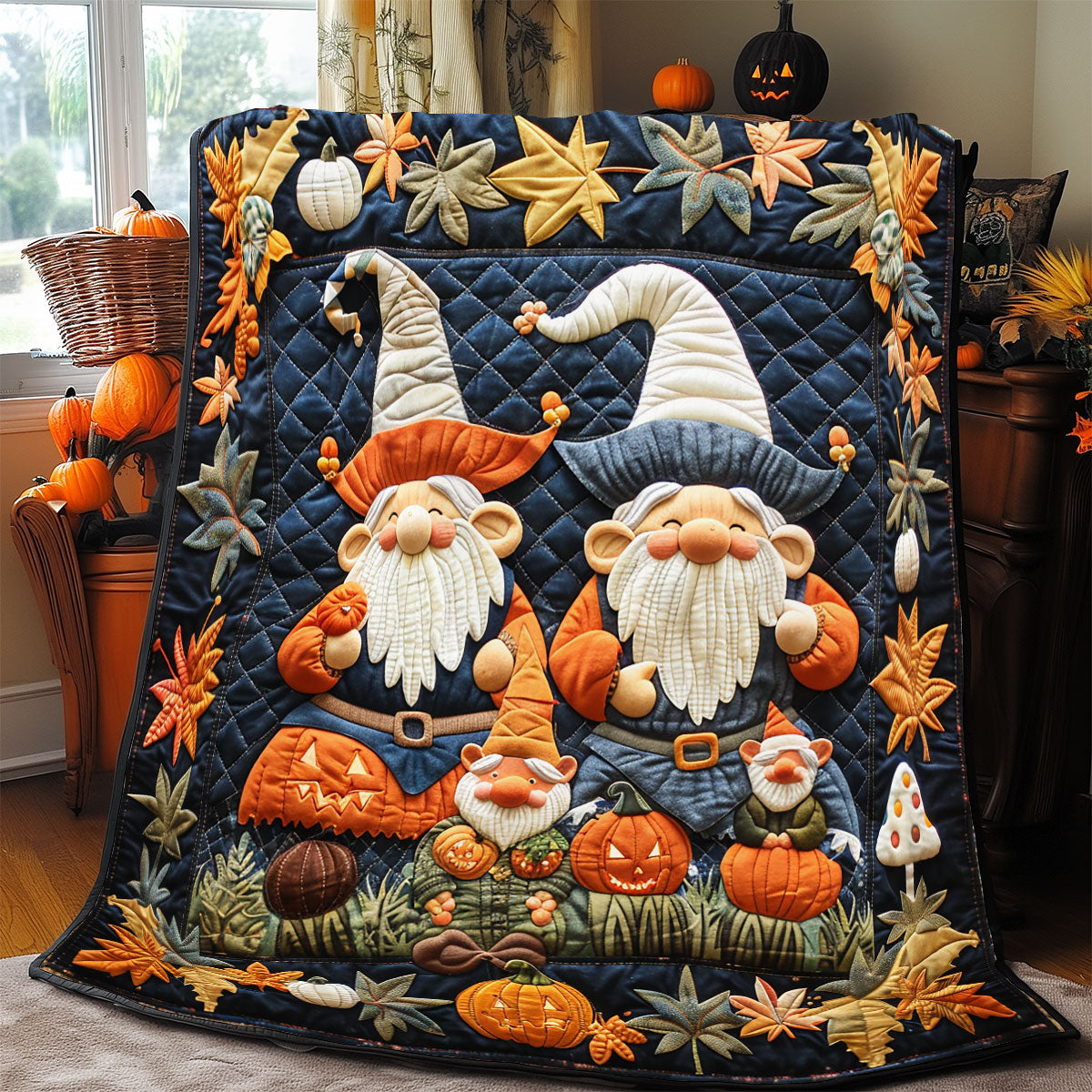 Mischievous Gnomes SR1908018CL Quilt