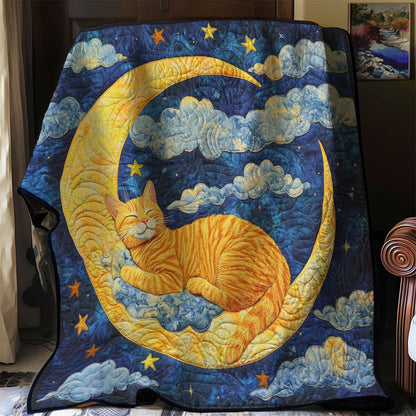 Moon Lying Cat WM0208024CL Quilt