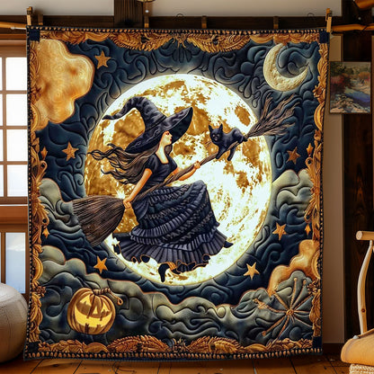Moonlit Halloween Soar WN190887CL Quilt
