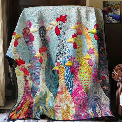 Morning Chickens WM0608029CL Quilt