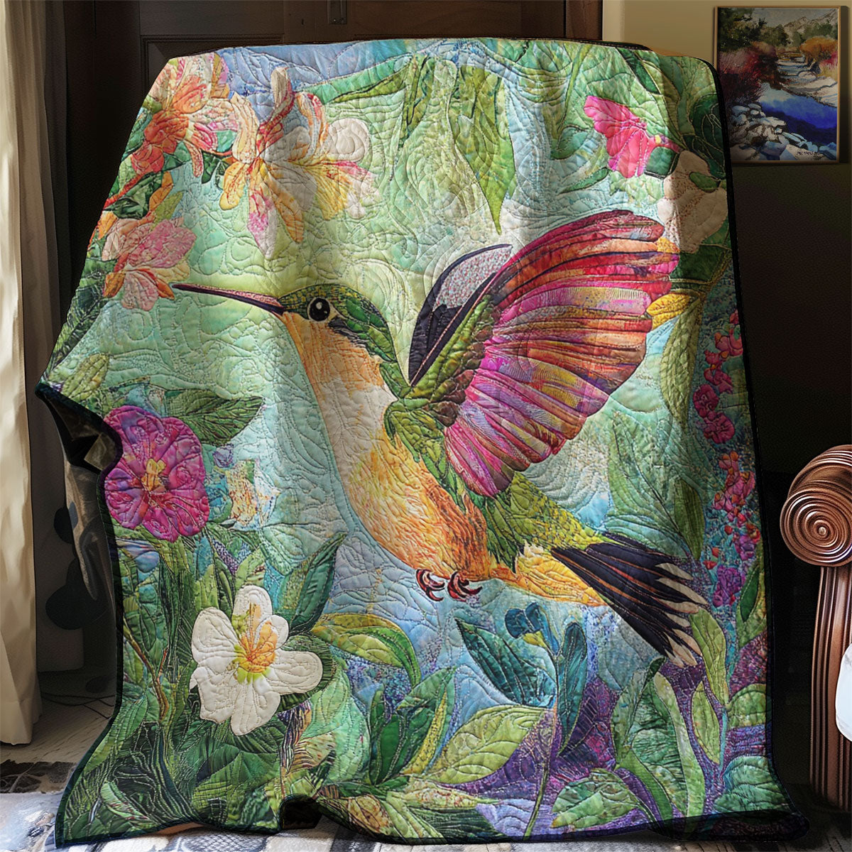 Morning Hummingbird WM0208025CL Quilt